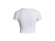 T-Shirt cropped aus Baumwollmix