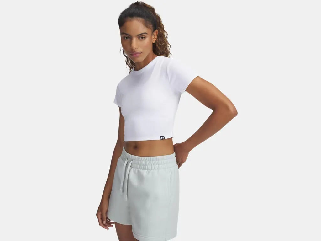 T-Shirt cropped aus Baumwollmix
