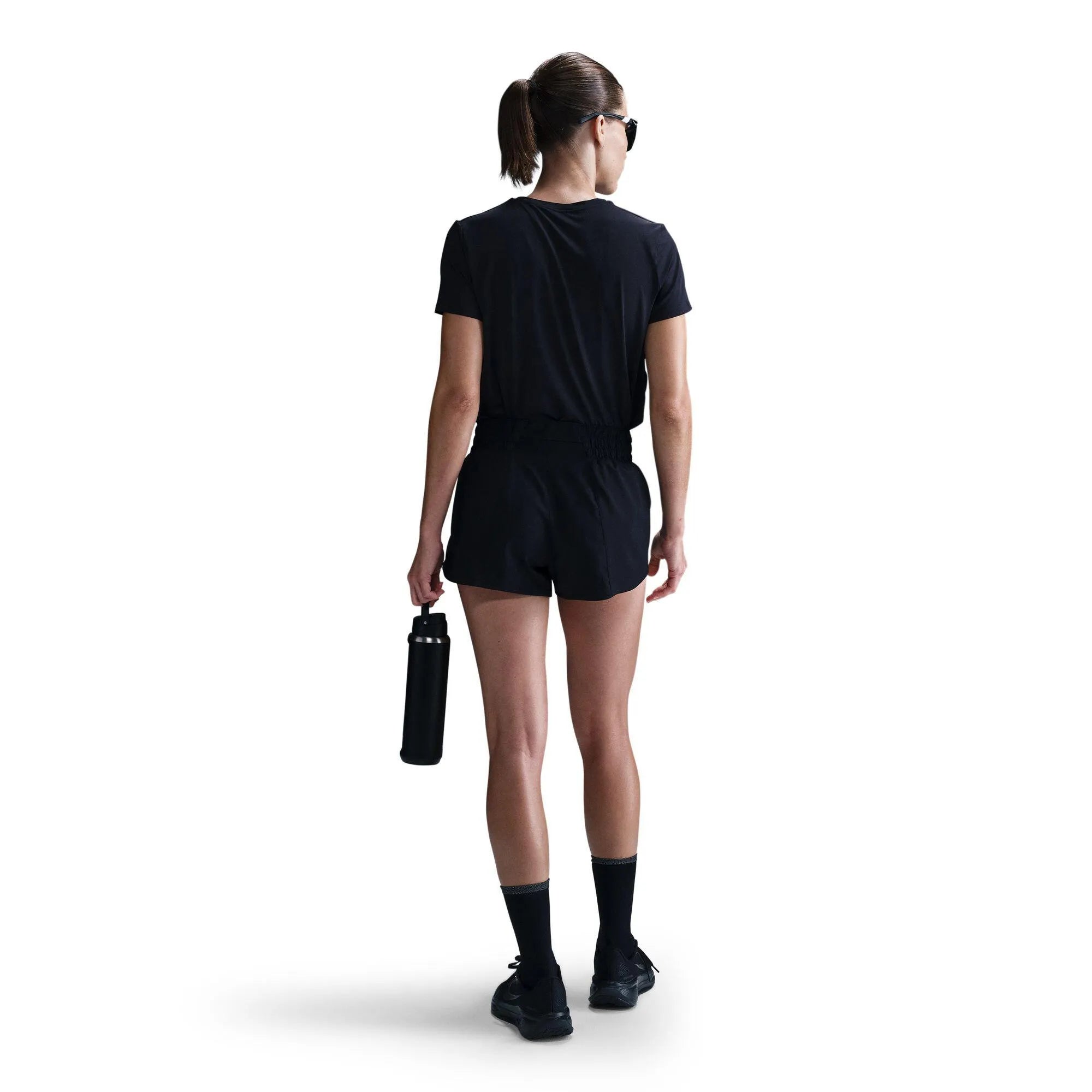 Trainingsshorts mit Logoprint