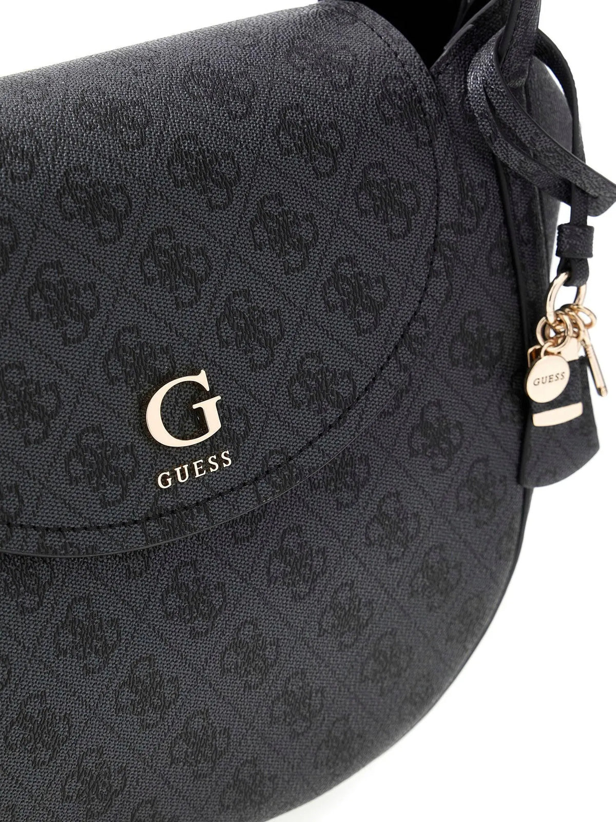 Schultertasche mit Logoprint