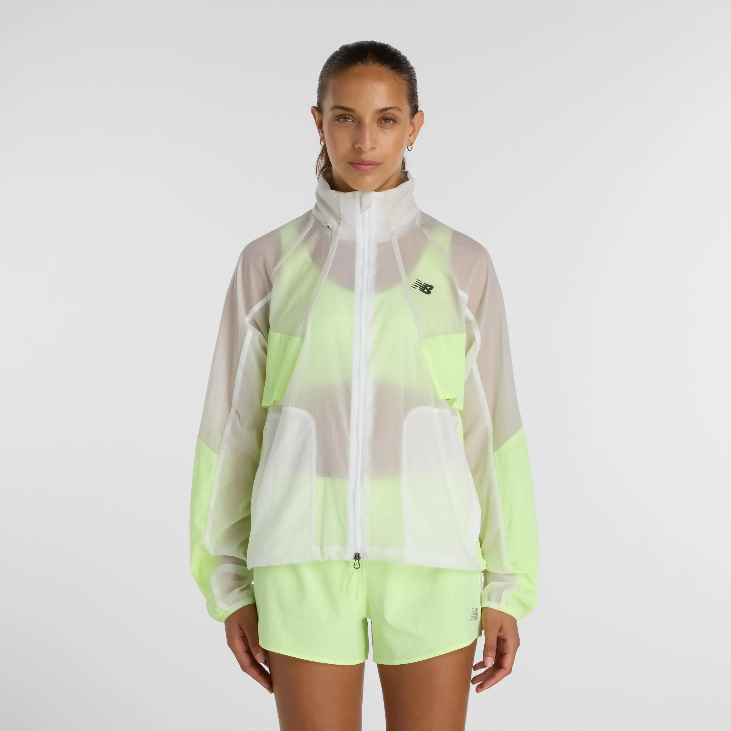 Laufjacke mit Kapuze