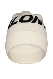 Strickmütze mit Logostick