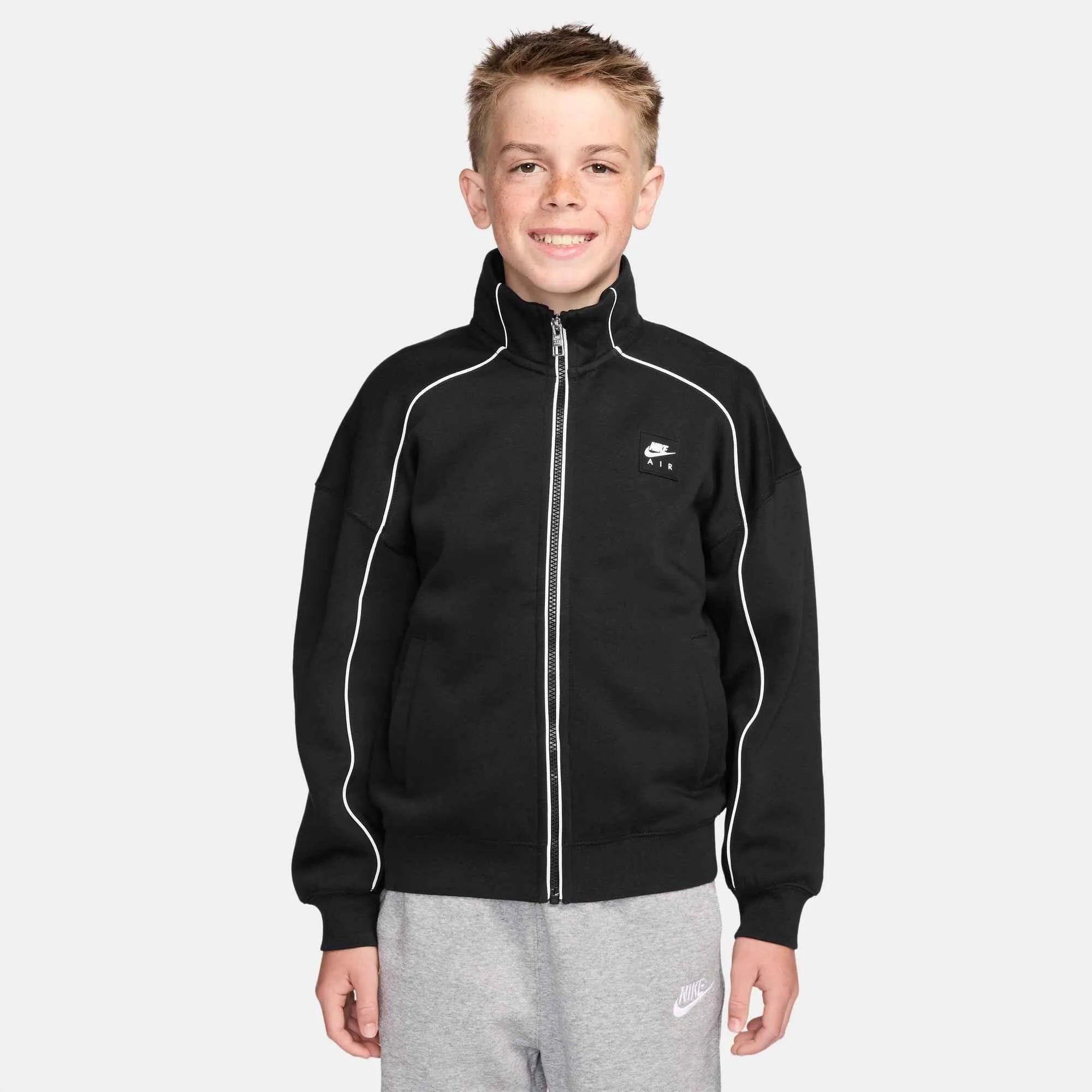 Sweatshirtjacke AIR aus Baumwolle