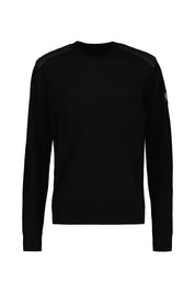 Strickpullover mit Schulterbesatz