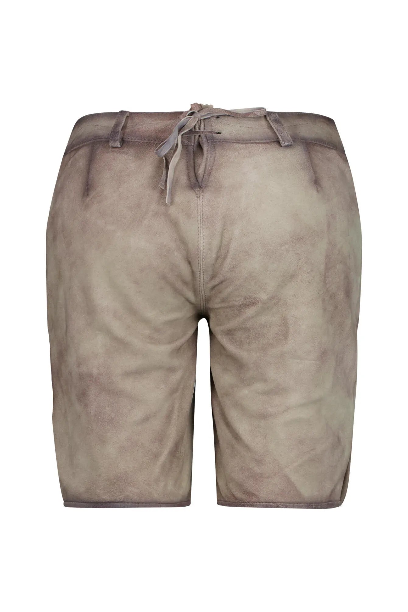 Ledershorts mit Stickereien
