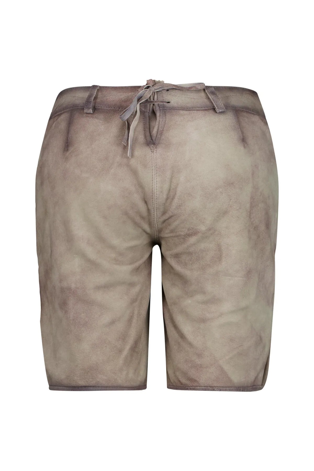 Ledershorts mit Stickereien