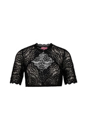 Dirndlbluse mit Spitzen-Details
