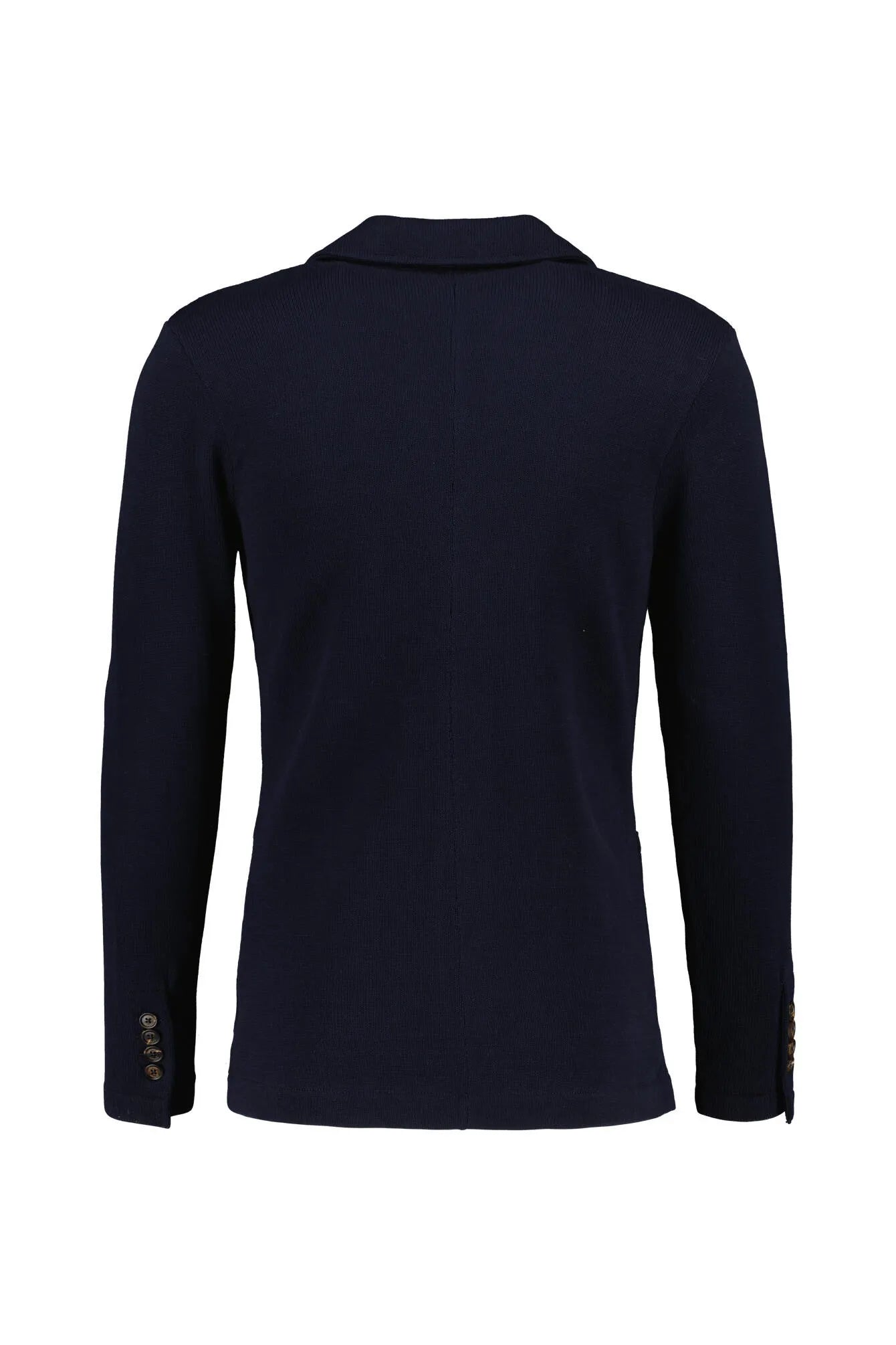 Strickjacke in Sakko-Optik