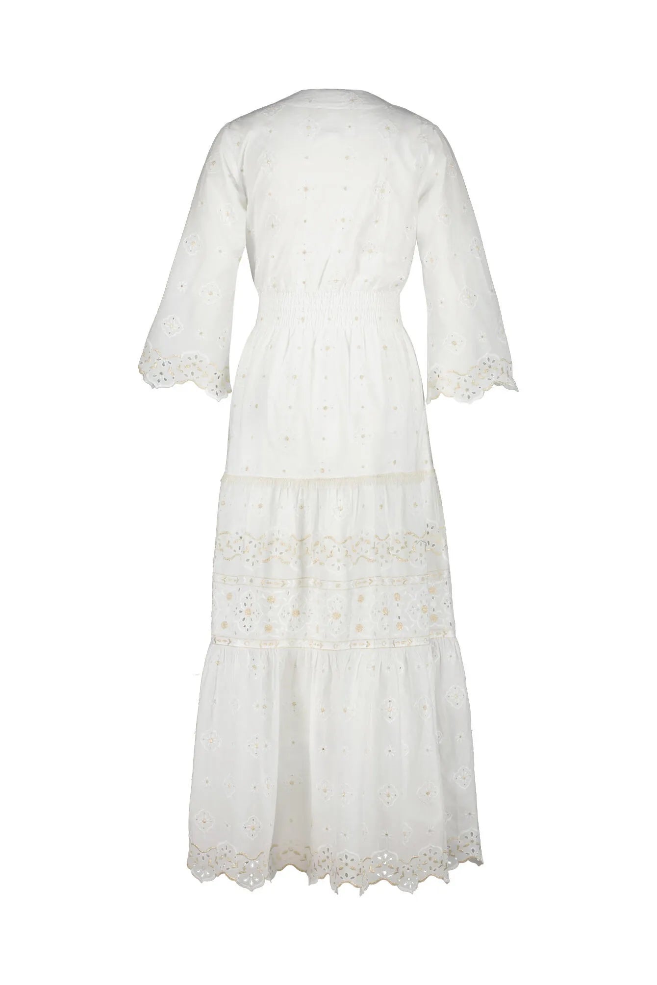 Sommerkleid Maxi mit Lochstickerei