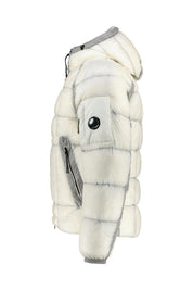 Daunenjacke mit Kapuze