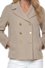 Übergangsjacke aus Schurwolle