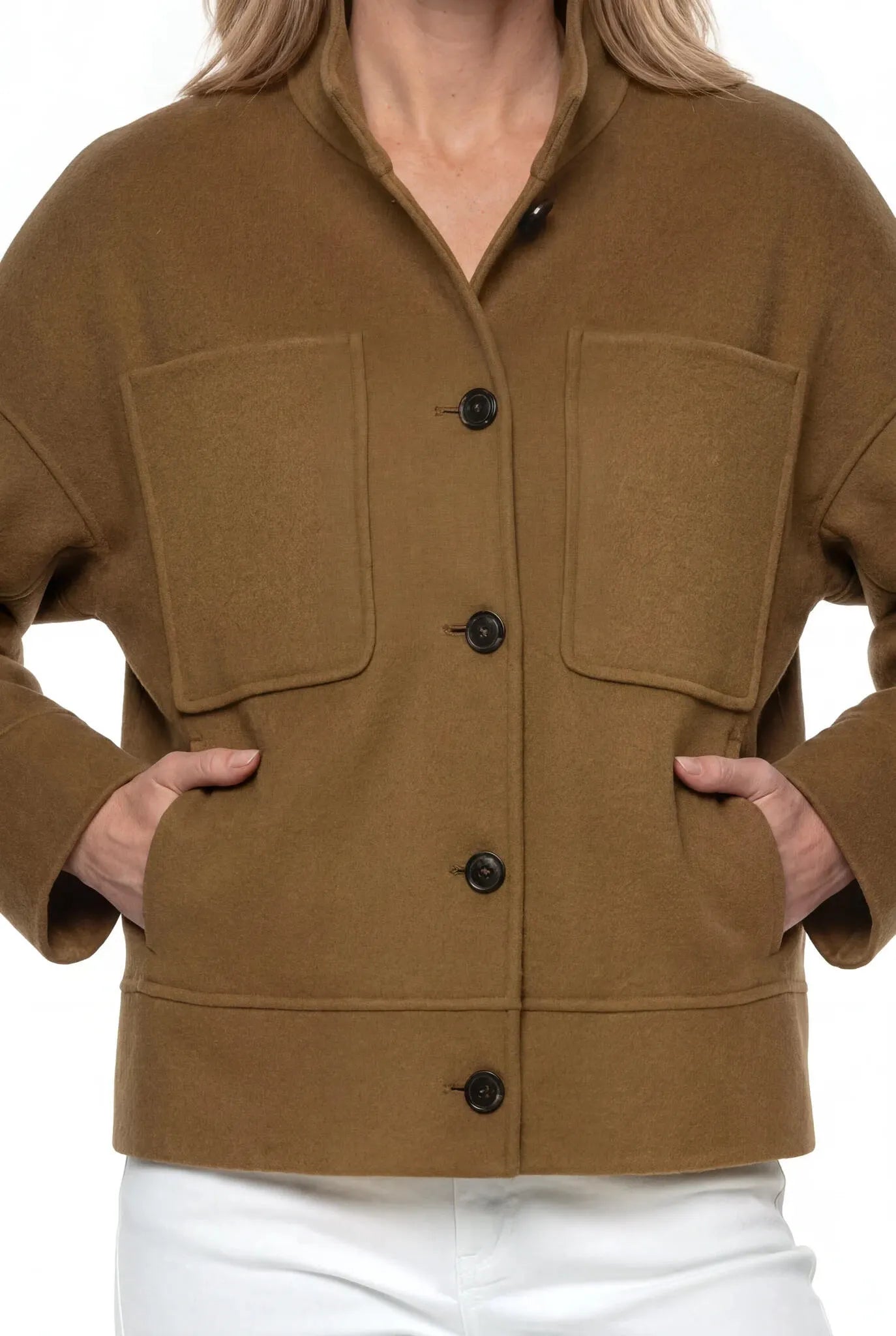 Übergangsjacke aus Schurwolle