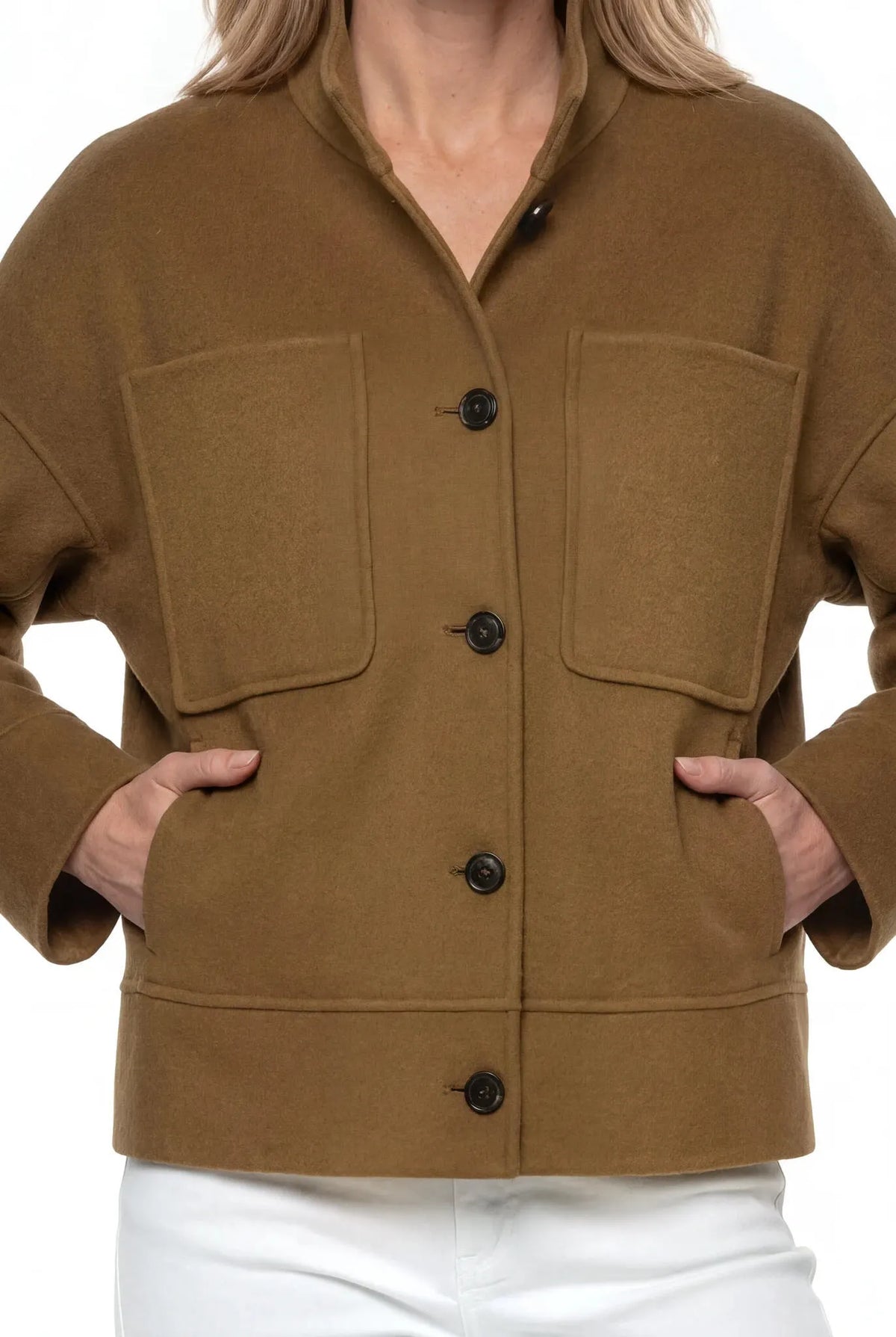 Übergangsjacke aus Schurwolle