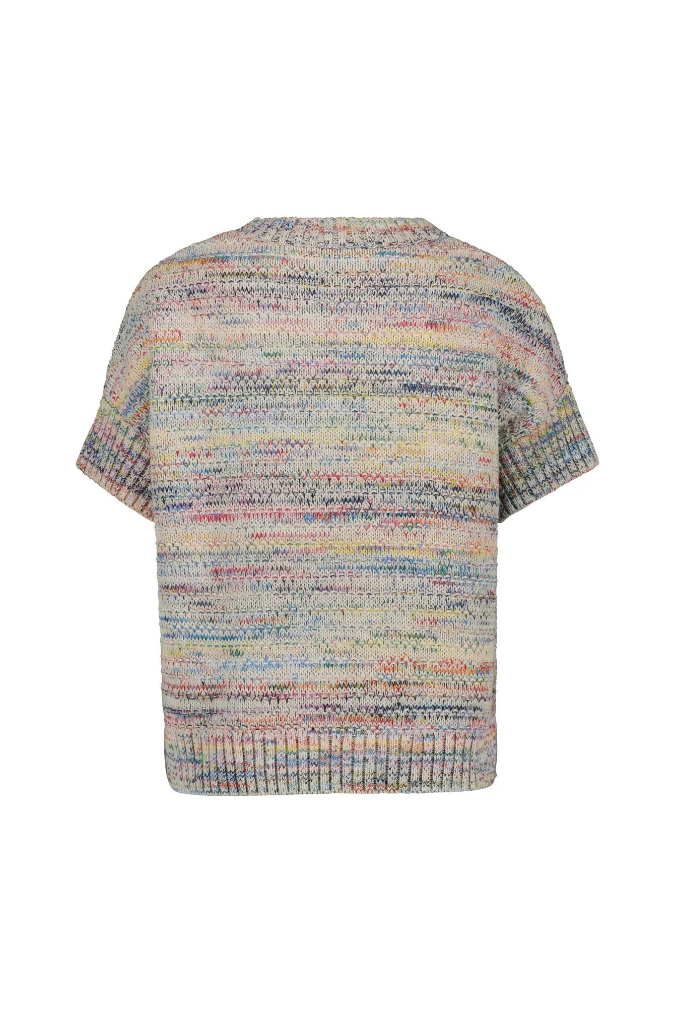 Strick-T-Shirt aus Baumwollmix