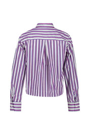 Bluse gestreift aus Baumwolle