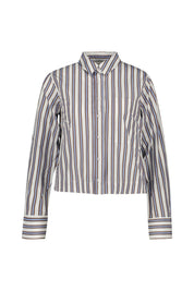 Bluse gestreift aus Baumwolle
