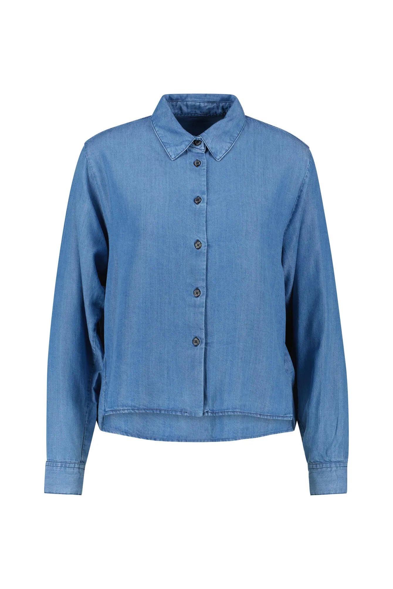 Jeansbluse aus Lyocell