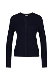 Strickjacke aus Rippstrick