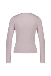 Strickjacke aus Rippstrick