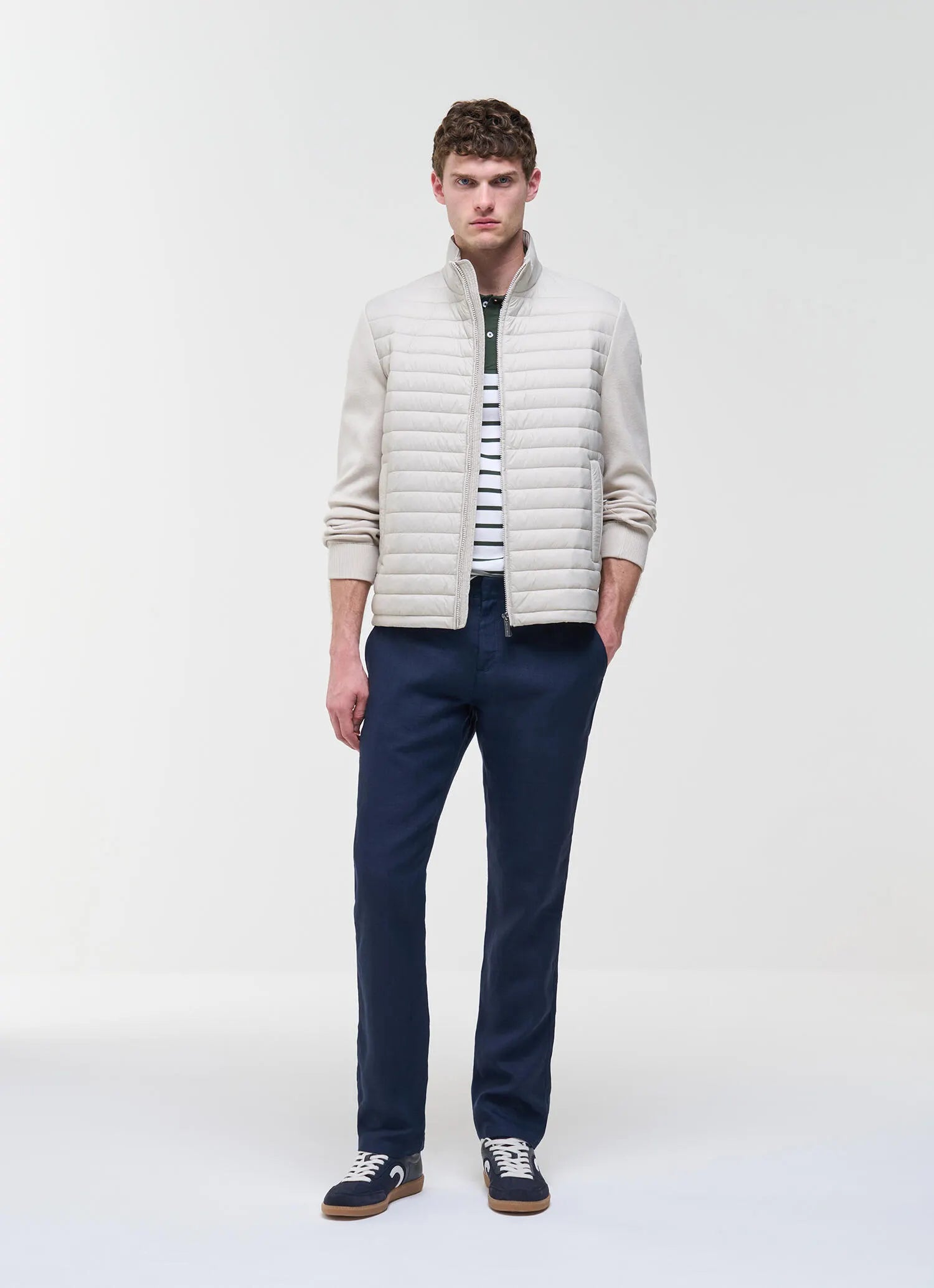 Hybrid-Jacke gesteppt