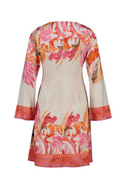 Kleid langarm V-Neck