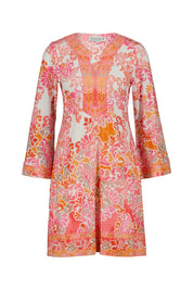 Kleid langarm V-Neck