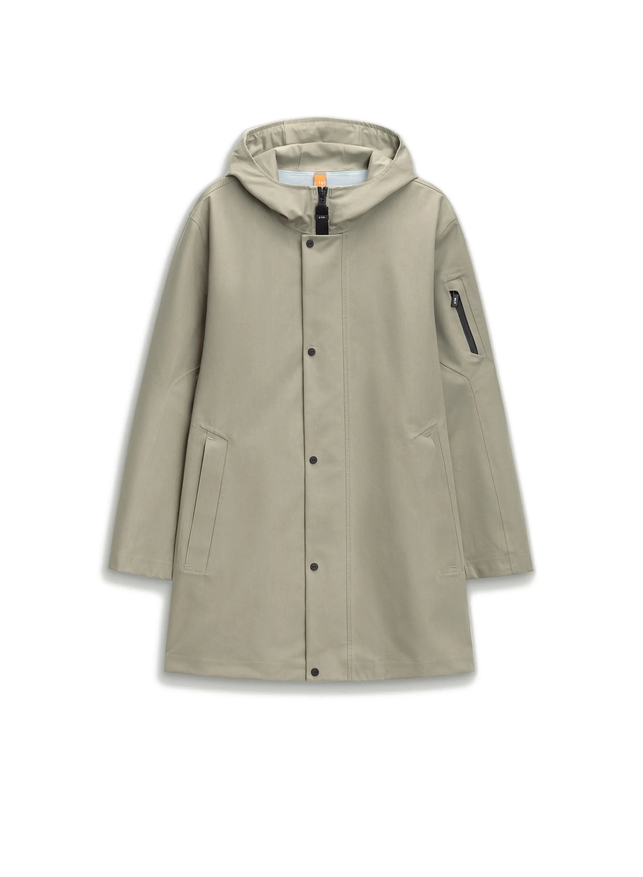 Jacke aus Baumwolle mit Kapuze
