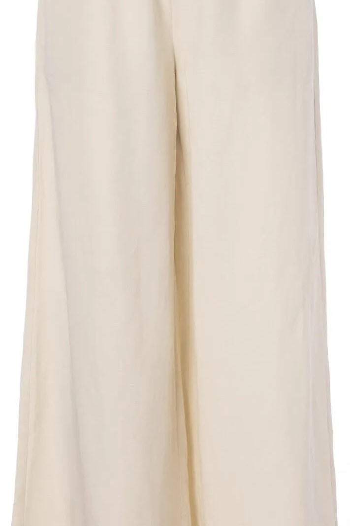 Hose LEAF Wide Leg aus Leinenmix