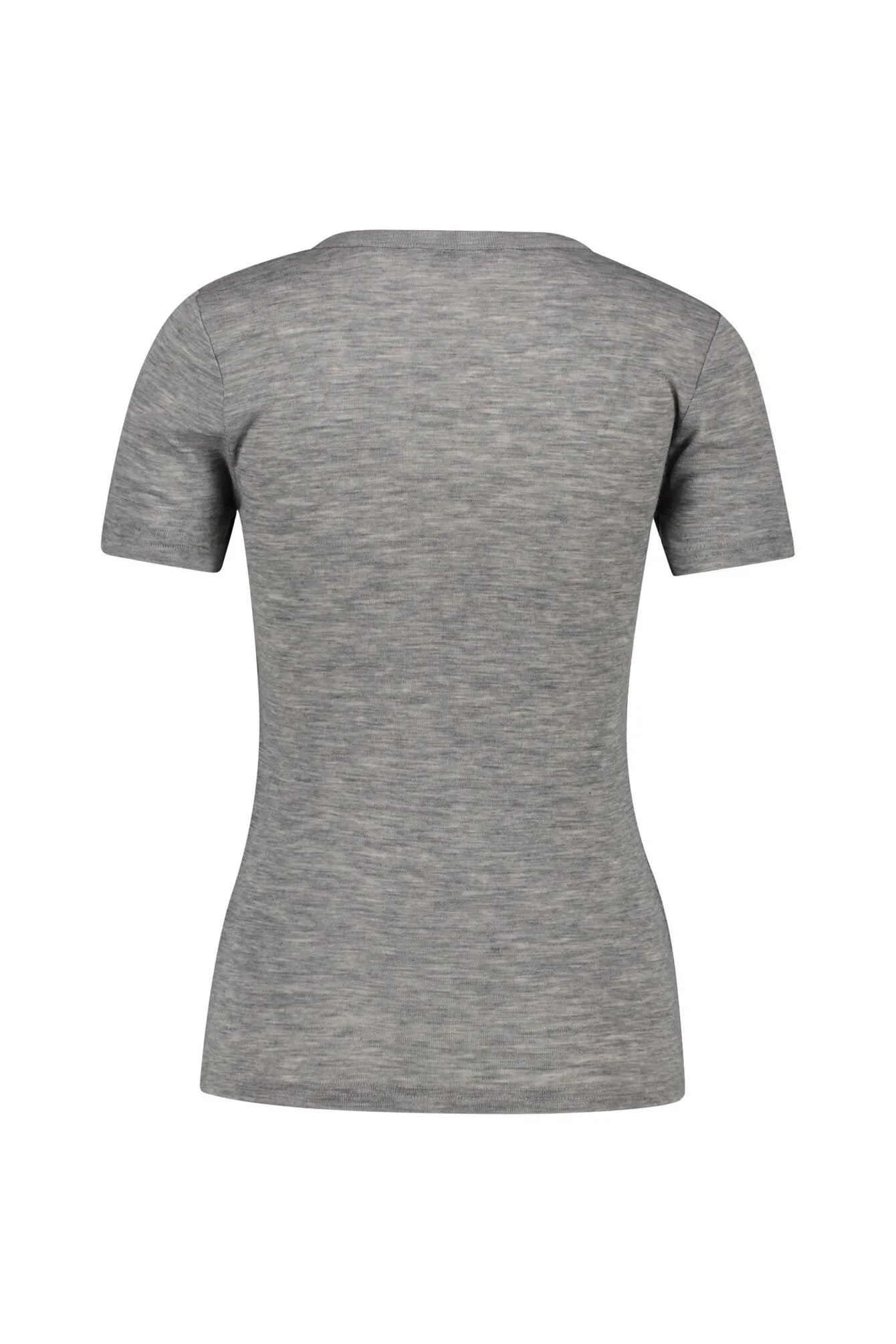 T-Shirt aus Woll-, Kaschmirmix