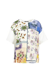 T-Shirt Relaxed Fit aus Seide