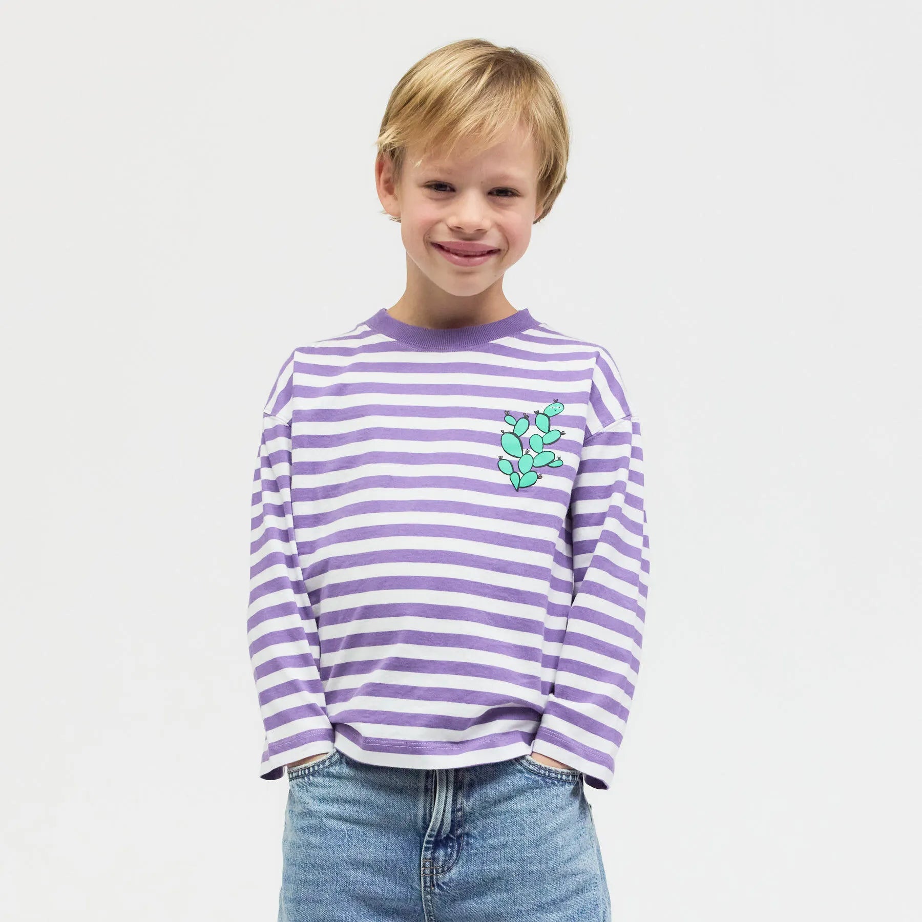 Langarmshirt CHECKER TOBI Relaxed FIT