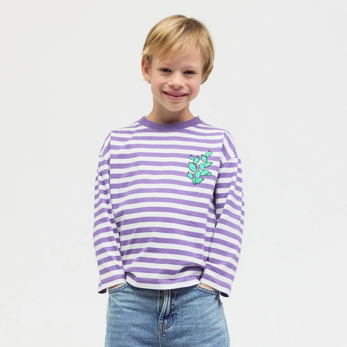 Langarmshirt CHECKER TOBI Relaxed FIT