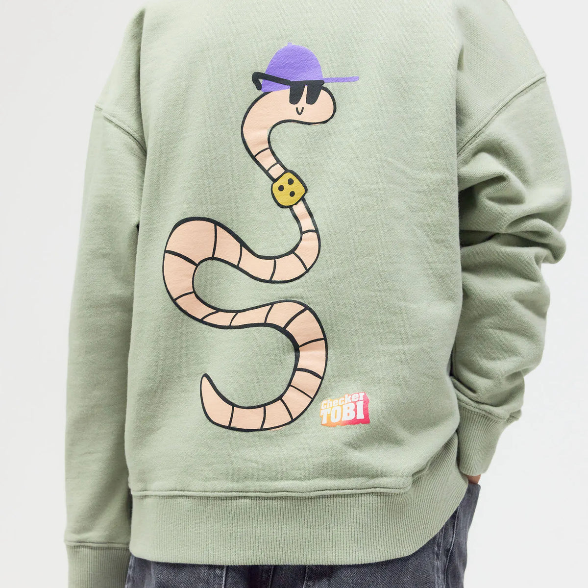 Sweatshirt CHECKER TOBI Relaxed Fit
