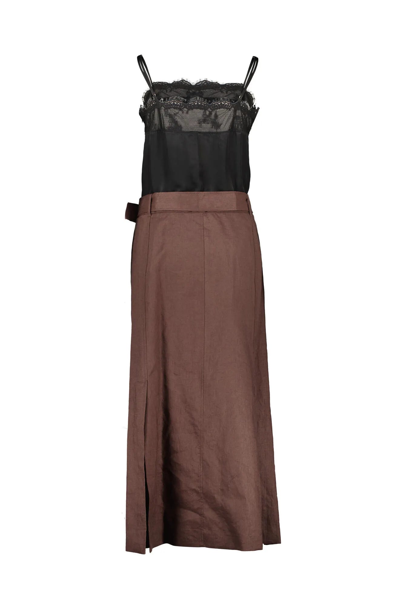 Midikleid aus Viskose