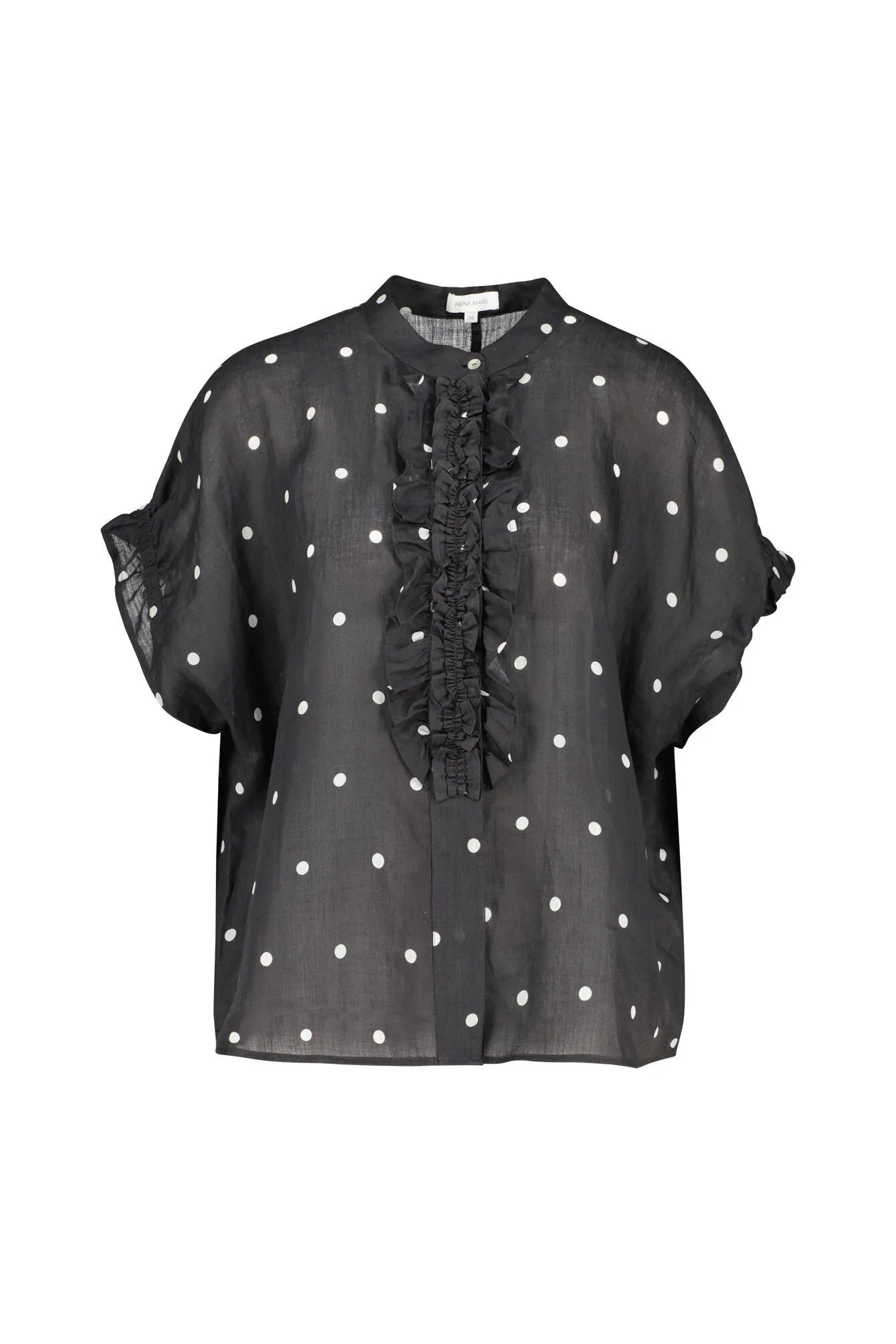 Bluse Relaxed Fit aus Ramie