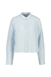 Leinenbluse cropped
