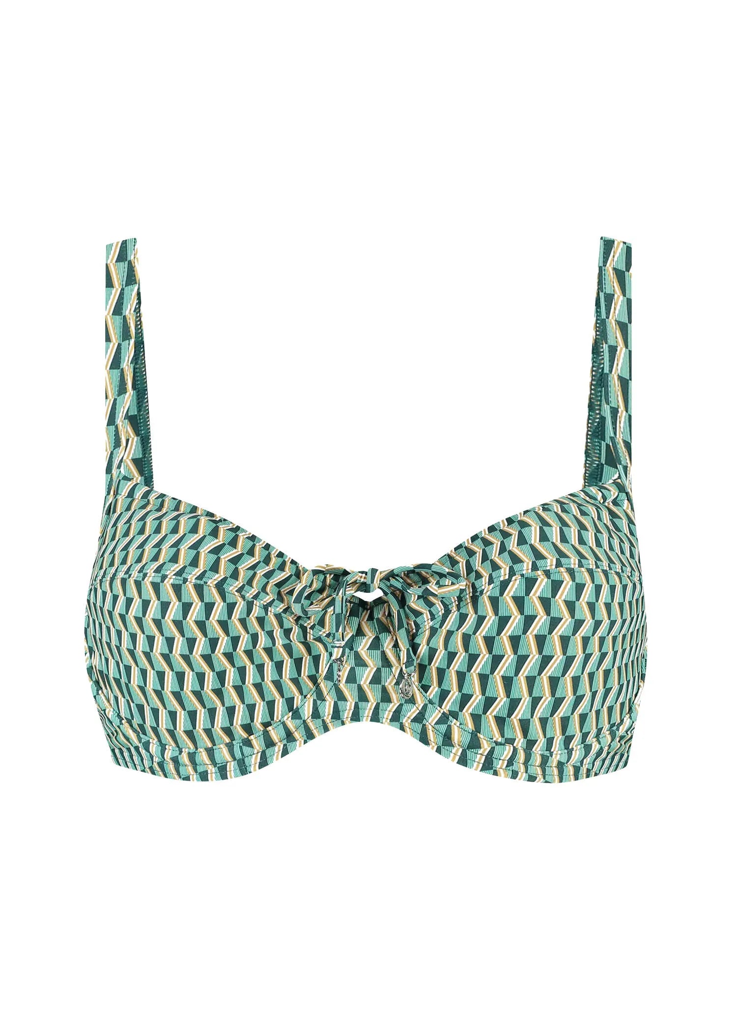 Bikini-Top gemustert