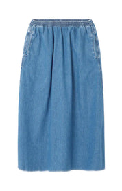 Jeansrock Midi aus Baumwolle