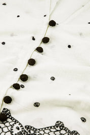 Bluse aus Baumwollmix