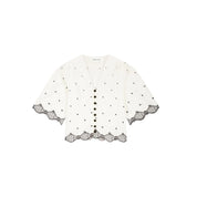 Bluse aus Baumwollmix
