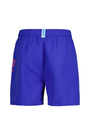 Badeshorts mit Logoprint