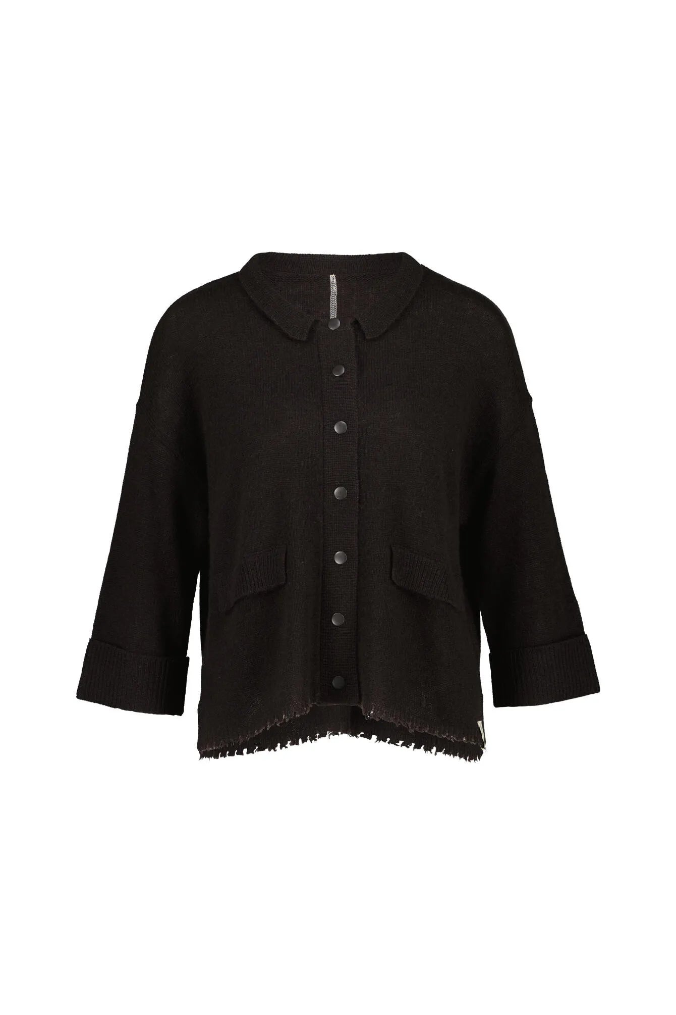 Overshirt aus Kaschmir-, Baumwollmix