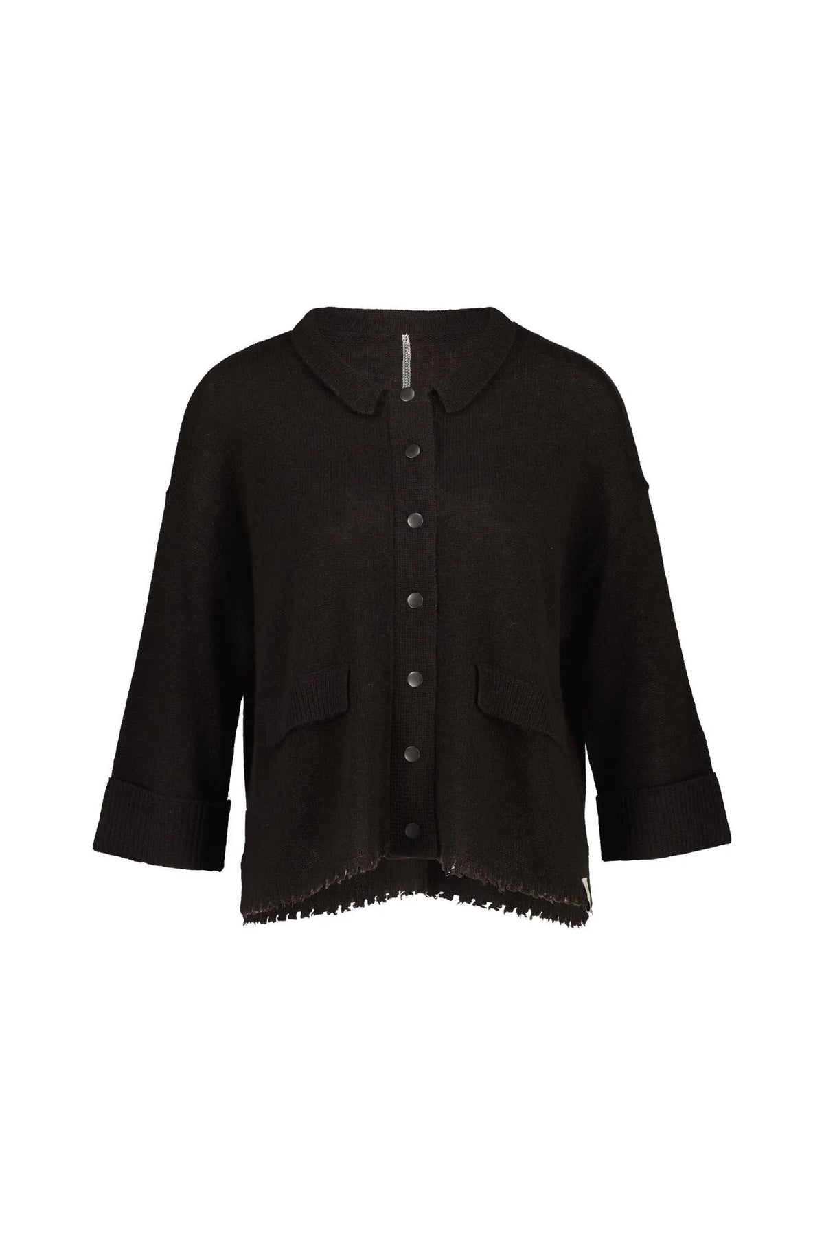 Overshirt aus Kaschmir-, Baumwollmix