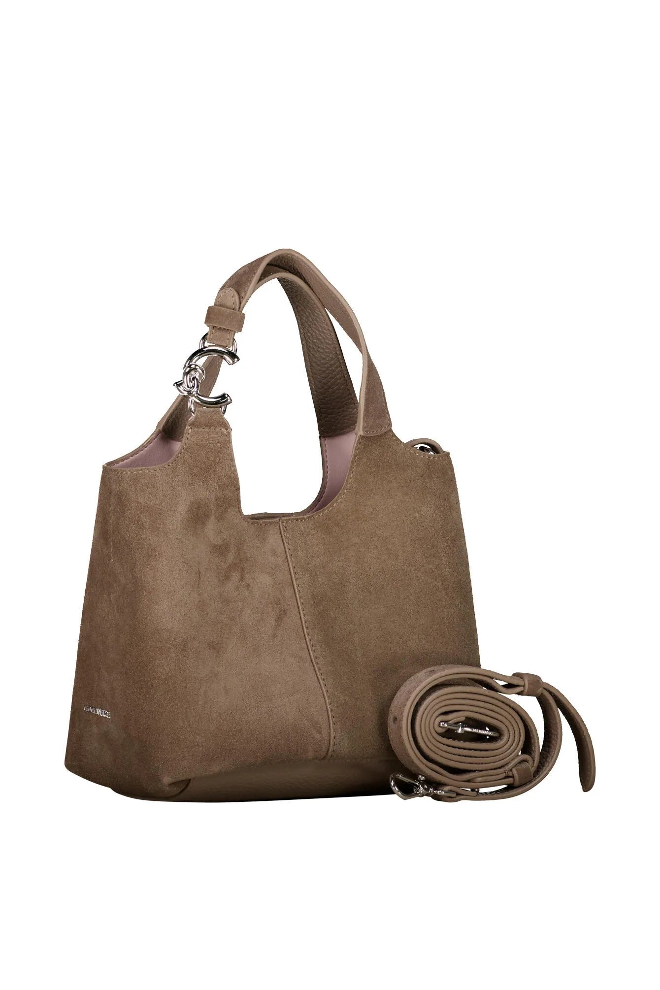 Handtasche aus Wildleder