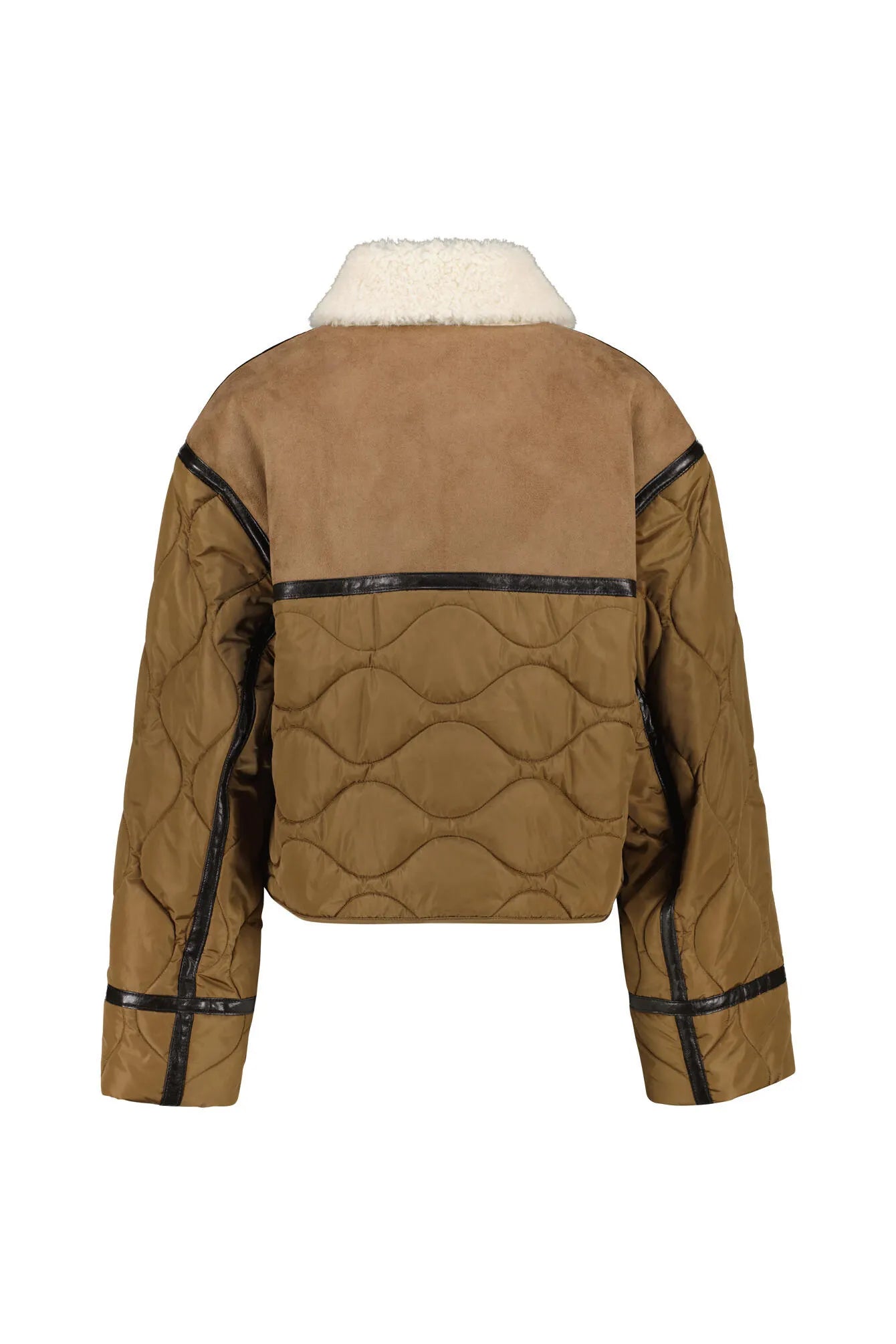 Jacke in Wildleder-Optik