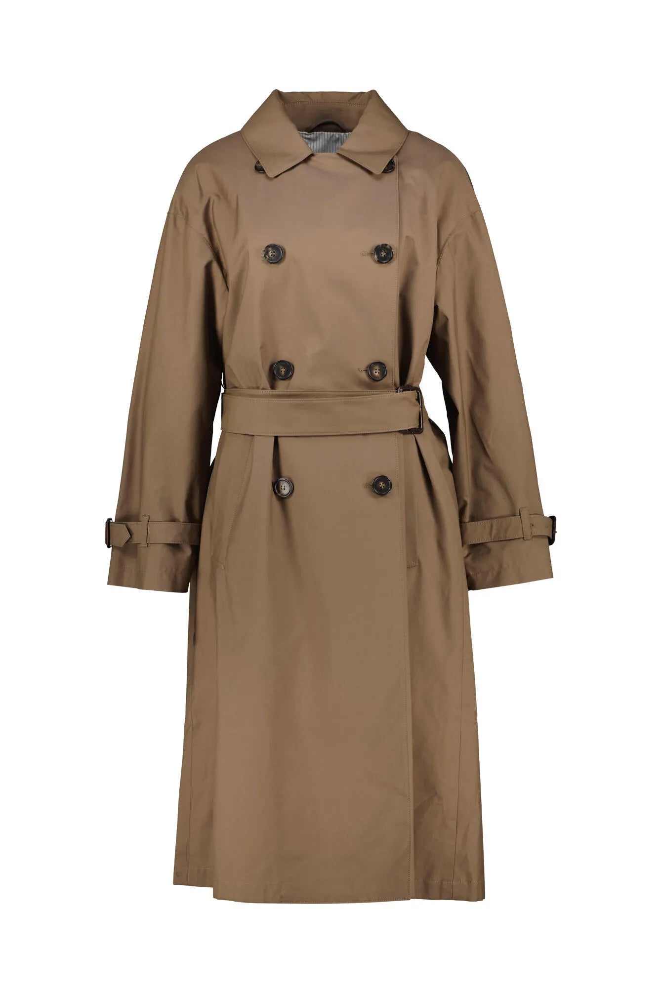 Trenchcoat aus Baumwollmix