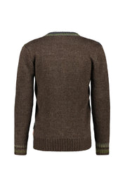 Strickpullover aus Woll-, Alpakamix