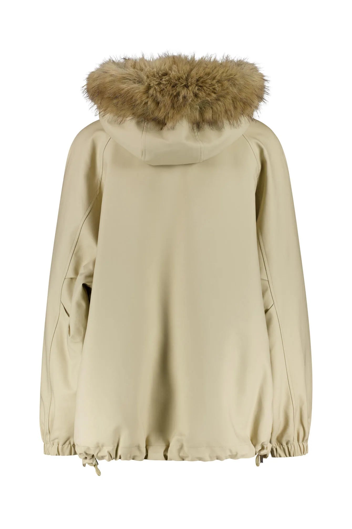 Jacke mit Faux Fur Kragen