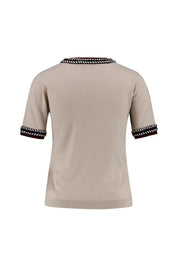 Strick-T-Shirt aus Wolle