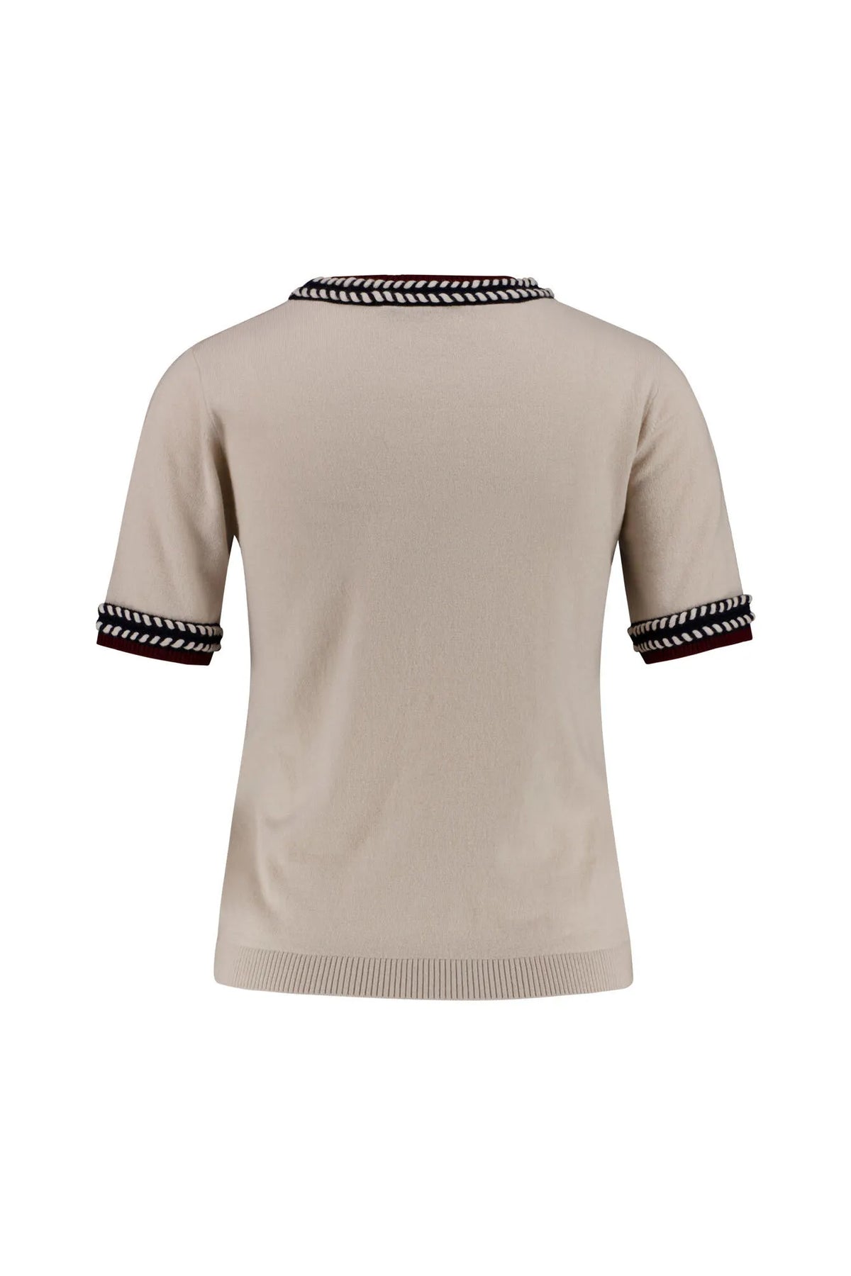 Strick-T-Shirt aus Wolle